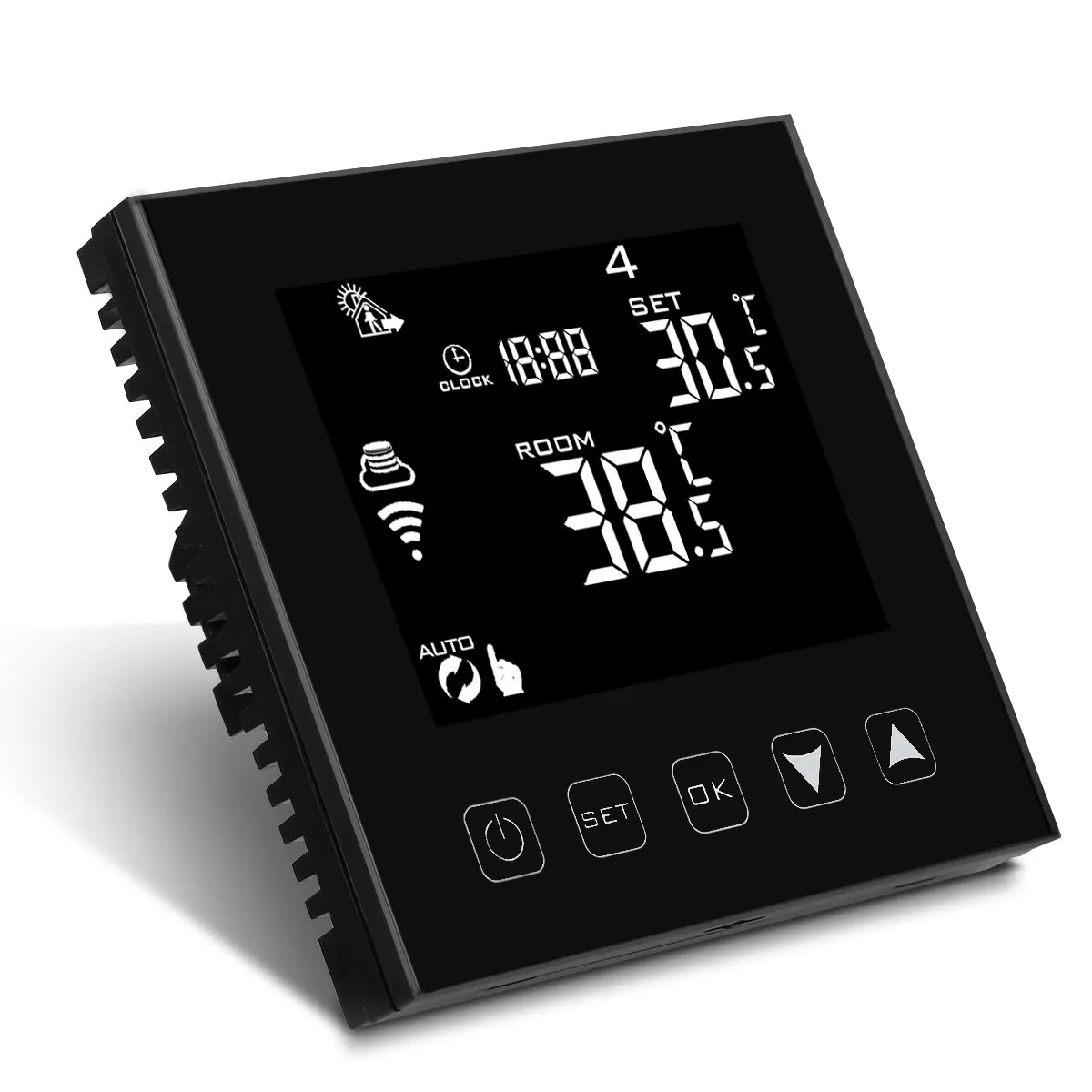 Tuya Wi-Fi Смарт программируемый цифровой нагрева/охлаждения низкого напряжения комнатный термостат контроллер температуры
