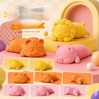 Jouet anti-stress tendance, adorable animal en peluche, squishies imprimés en 3D, parfait pour la décompression, pièce décorative idéale