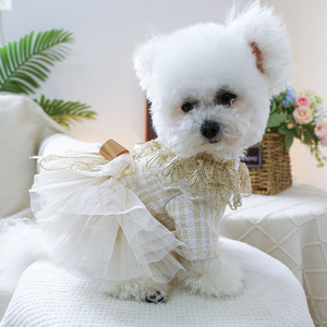 ONESTEP Fabricante Atacado Personalizado New Pet Roupas Clássicos do Inverno Estilo Poliéster Dream Star <span class=keywords><strong>Dress</strong></span> para Cães Gatos Carta - Product Image 4