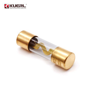 KUERL ที่ใส่ฟิวส์ทองแดงแท้แบบท่อกลม 60A ฟิวส์กำลังไฟรถยนต์สำหรับการปรับเปลี่ยนเครื่องเสียง - Product Image 2