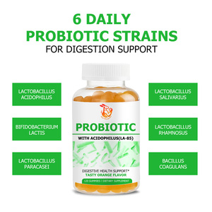 Gummies Probiotiques aux Herbes Naturelles en Gros pour la Digestion Saine, avec Sodium Bacillus Coagulans - Product Image 3