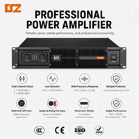 Amplificateur de puissance professionnel 2 canaux 10V OEM 2U pour montage en rack, 2*650W pour sonorisation en direct et système PA