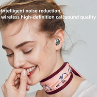 Écouteurs sans fil intra-auriculaires TWS M48 avec affichage LED, miroir de maquillage coulissant, étui de chargement, Bluetooth V5.4, pilote F10 pour femmes, stéréo gaming