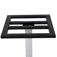 Bas quantité minimale de commande Acier inoxydable bon prix base de table à manger pieds de table carrés