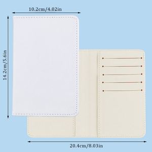 Funda para Pasaporte con Logotipo Personalizado, Cartera de Viaje de Cuero PU, Porta Pasaportes Personalizado al por Mayor - Product Image 3