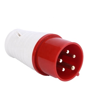 JINH fábrica directamente 16A 32A 5Pin 3P + N + <span class=keywords><strong>E</strong></span> <span class=keywords><strong>enchufe</strong></span> eléctrico industrial al aire libre - Product Image 1