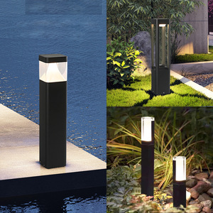Luces LED para Jardín, Lámpara Cuadrada de Aluminio para Camino de Jardín, Resistente al Agua, para Patio y Jardín - Product Image 1