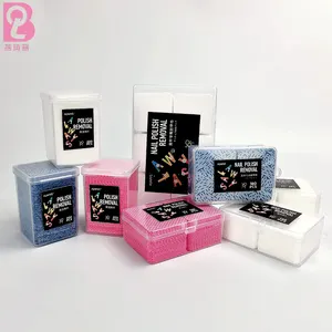 Beiqili 200 шт./коробка, очищающие хлопковые салфетки с привитым клеем для ресниц, клейкая салфетка для удаления ресниц