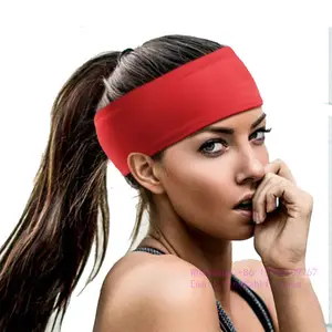 Commercio all'ingrosso di sport fascia elastica/sudore head band/sudore assorbire asciugamano fascia