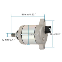GOOFIT Motor Starter 12V 9T CCW Pengganti untuk Sepeda Motor KTM 250 300 TE300 TE250 TX300 TE250i TE300I OEM:55440001000