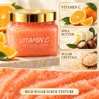 Shea Sugar Body Scrub Collectie in Negen Kleurrijke Varianten voor Zachte Exfoliatie en een Zachte, Gladde Huid Private Label