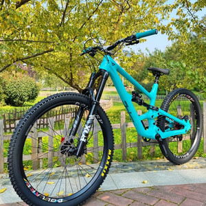Hoogwaardige 27,5/29 inch carbon fiber 12-versnellingen vierzuiger aluminium voorvork race mountainbike full suspension fiets - Product Image 1