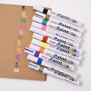 Marcador de Pintura Toyo SA101, Tinta Permanente a Base de Aceite, Rotulador de Retoques de Color, Resistente al Agua y a las Manchas, Marcador para Neumáticos - Product Image 2