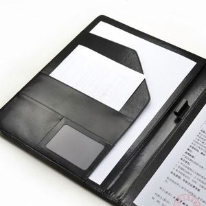Carpeta de Almacenamiento de Cuero Personalizada A4 para Actas de Reuniones de Negocios, Regalo de Oficina Portátil - Product Image 3