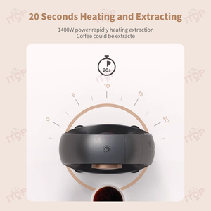 Machine à café goutte à goutte silencieuse pour la maison de bureau petite machine à café à capsules à tout moment avec café moulu - Product Image 6