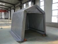 Carpa de Fiesta Gris Impermeable de PVC de Alto Rendimiento de 180 g, Garaje Portátil, Cochera para Estacionamiento y Protección de Vehículos