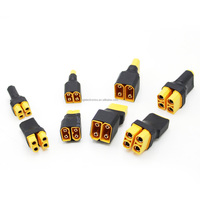 Connecteurs adaptateurs série XT60 XT90, adaptateur parallèle une femelle vers deux mâles pour connecteurs de charge de batterie RC