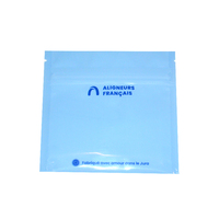 Sacs plats refermables personnalisés à fermeture éclair, petits emballages à trois soudures latérales, sachets Mylar anti-odeur