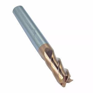 Fraise en bout de haute précision 6mm 4 cannelures HRC55 50mm de longueur revêtement en carbure monobloc fraise usinage CNC - Product Image 3