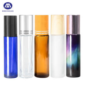 Custom Morandi 10ml di alluminio smerigliato Roll-On bottiglia di profumo stampa a caldo con pompa Sayer per olio Roll-On Logo in malesia - Product Image 2