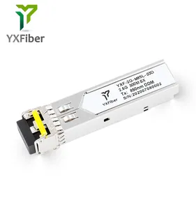 2.5G Duplex 300m 850nm LC DDM Dual Core MMF Fiber Optical Transceiver SFP Module 850nm 2.5G SFP