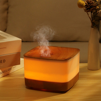 Diffuseur d'huiles essentielles aromatiques intelligent à ultrasons avec logo personnalisé, 800 ml, 7 couleurs LED, télécommande, pour la maison, humidificateur d'air