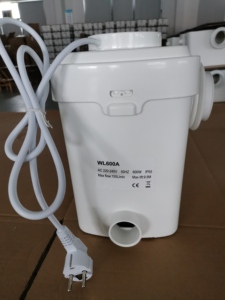 Pompe de relevage des eaux usées à installation facile, à découpe complète et anti-blocage, avec puissance optionnelle pour le drainage des salles de bain d'appartement - Product Image 3