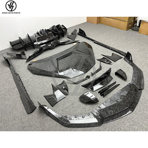 Kit carrosserie en fibre de carbone forgée style MSY pour Lamborghini Revuelto 2014-2018 : pare-chocs, capot, diffuseur, spoiler - Product Image 2