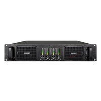 Amplificateur de puissance MAX4800 Dj 4CH Classe H 800W 8/4 Ohm Pro Audio Scène Métal 2U