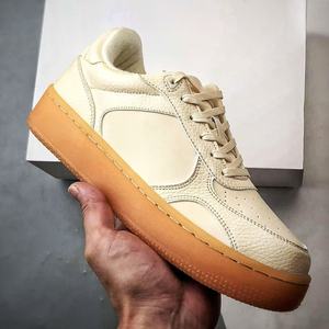 Chaussures de skate personnalisées avec logo, nouvelle conception de la marque ALSS - Chaussures de sport rétro luxueuses, dessus en cuir véritable, amorti, semelle épaisse - Product Image 1