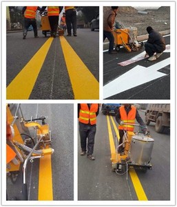 Competitive Price Easy Operated <b>Walk</b>-behind Thermoplastic Road Marking Paint <b>Machine</b> - Product Image 5