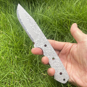 Cuchillo de Acero Damasco VG10 para Dropshipping en Shopify, Hoja en Bruto para Cuchillo de Chef DIY, Cuchilla para Exteriores EDC, Proyecto de Forja de Espiga Completa Semiterminada - Product Image 6