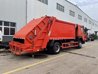 Camion Compacteur Manuel Diesel 16 m³ HOWO 6x4 Euro 2 pour Collecte de Déchets à Chargement Arrière - Moteur/Boîte de Vitesses/Pompe