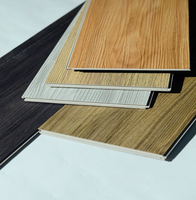 Planches de sol en vinyle SPC 4 mm imperméables et antidérapantes pour intérieur, avec installation par système de clic, aspect bois, lames larges