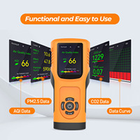 Mètre de qualité de l'air portable CO2 TVOC Analyseur de gaz domestique de haute qualité avec PM2.5 PM10