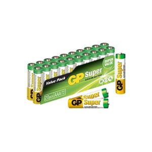 GP 24A-2VS20 AAA/LR03 batteria SUPER alcalina AAA penna sottile (confezione da 20) - Product Image 1
