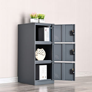 Armadietto Verticale Piccolo MECOLOR a Vano Unico con Chiusura <span class=keywords><strong>per</strong></span> <span class=keywords><strong>Lucchetto</strong></span>, Spazio a 2 o 3 Scomparti <span class=keywords><strong>per</strong></span> Dipendenti, Casa, Ufficio, Scuola, Bambini - Product Image 6