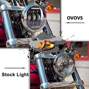 OVOVS 5-3/4 "proiettore rotondo Daymaker faro a LED 5.75 pollici per <span class=keywords><strong>Harley</strong></span> Sportster 1200 883 strada 500 <span class=keywords><strong>750</strong></span> - Product Image 3