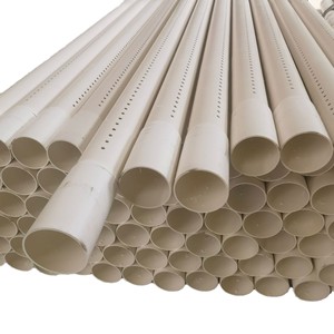Tubería <span class=keywords><strong>Perforada</strong></span> <span class=keywords><strong>de</strong></span> PVC <span class=keywords><strong>de</strong></span> 2, 3, 4 y <span class=keywords><strong>6</strong></span> <span class=keywords><strong>Pulgadas</strong></span> (50mm, 110mm, 160mm) para Riego por Goteo y Drenaje con Permeabilidad al Agua - Product Image 6