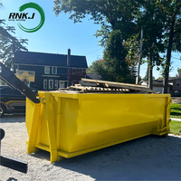 RNKJ Conteneur de collecte des déchets hydraulique commercial municipal auto-basculant, amovible, hermétique et inodore, à crochet de levage