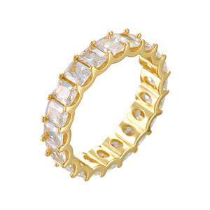 S925 <strong>Sterling</strong> <strong>Silver</strong> <strong>Rings</strong> <strong>Set</strong> Geometric Square Zircon Shiny Jewelry for Fashion Party Daily Wear Trendy Accessories - Product Image 5