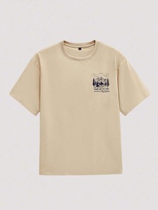 เสื้อยืดแขนสั้นพิมพ์ลายป่าสไตล์ลำลองสำหรับผู้ชาย สวมใส่สบาย ระบายอากาศได้ดี ปรับแต่งได้ ใส่ได้ทั้งชายและหญิง F10 - Product Image 2