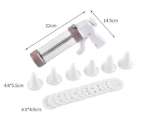 Pistolet à biscuits DIY, seringue à pâtisserie, extrudeuse, buses, glaçage, tuyau à crème, machine à biscuits, outils pour gâteaux