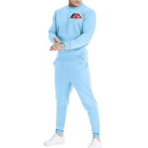 Chándal de punto de manga larga con diseño de equipo para correr, sudadera de entrenamiento deportivo informal de verano para hombre al por mayor - Product Image 1