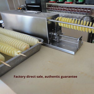 New Automatic Manual Spiral Potato Twister Machine Factory Supply Semi-Automatic Fruit Vegetable Holder for <strong>Bakery</strong> <strong>Chips</strong> - Product Image 3