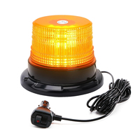 Luces de Baliza LED 12-24V, Luces de Advertencia de Seguridad Intermitentes, Mini Barra de Luces Estroboscópicas de Emergencia para Carretera con Base Magnética para Camiones Quitanieves
