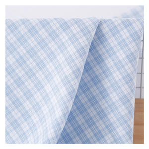 Warna kustom 100% katun ringan benang dicelup kain garis untuk pakaian resor rok mode tas pemadaman penutup tirai - Product Image 5