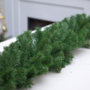 Christmas Rattan 2.7m PVC Green Vine Wreath Scene European Style China Origin Mall Window Venue Layout - Product Image 4