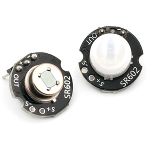 SR602 โมดูลเซ็นเซอร์ตรวจจับความเคลื่อนไหว PIR ขนาดเล็กพร้อมขายึดสวิตช์ เลนส์สำหรับอาร์ดูโน่ ดีไอวาย - Product Image 5