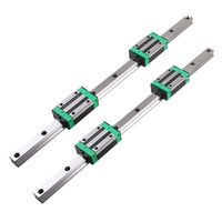 Rails linéaires CNC BulkMan3D 1 pièce HGR15 HGR20 HGR25 HGR30 Rails de guidage carrés 200~1500mm 2 blocs de roulement linéaires HGH/HGW pour CNC